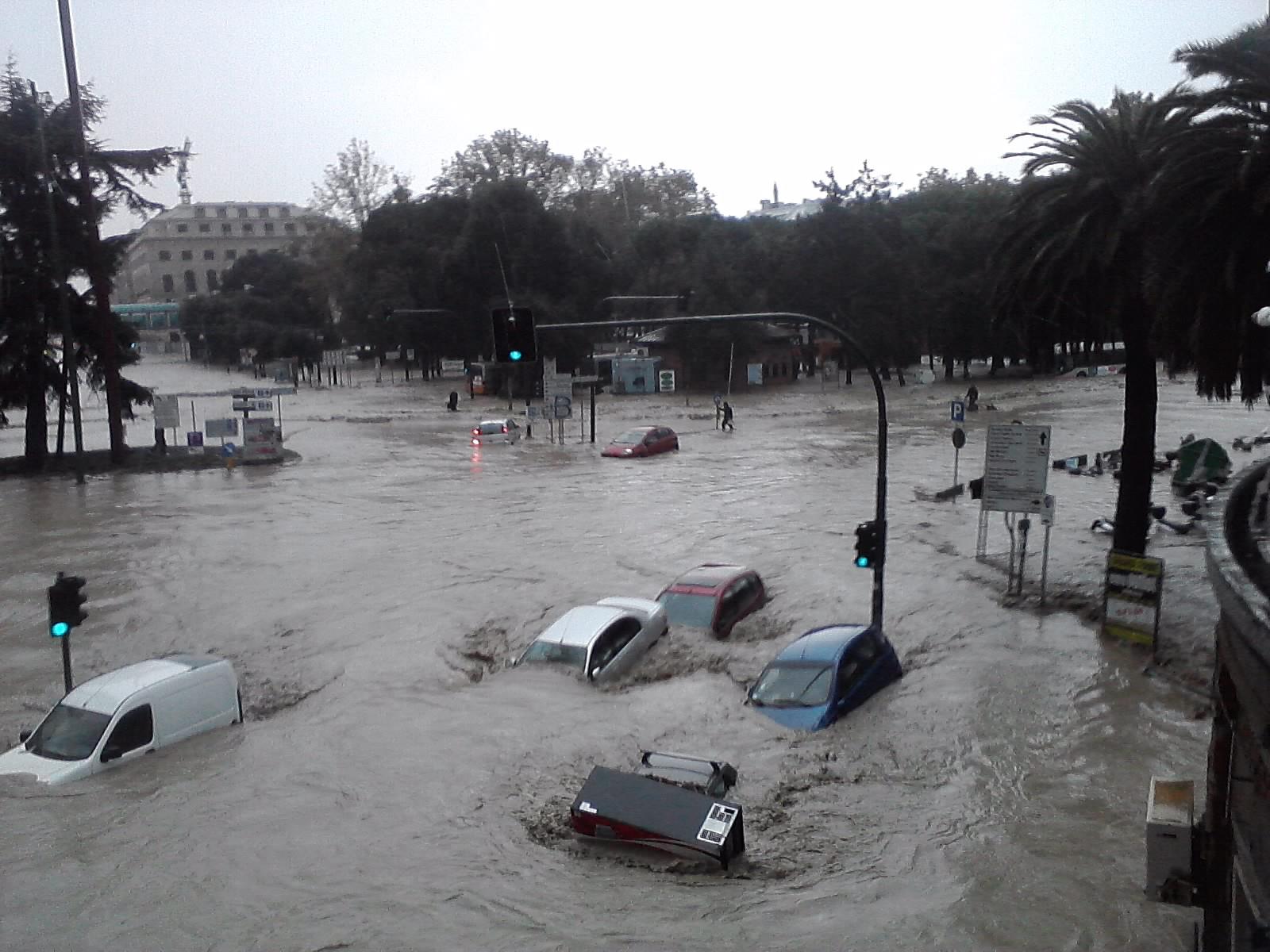 Il diluvio a Genova