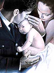 Carabinieri con bambino